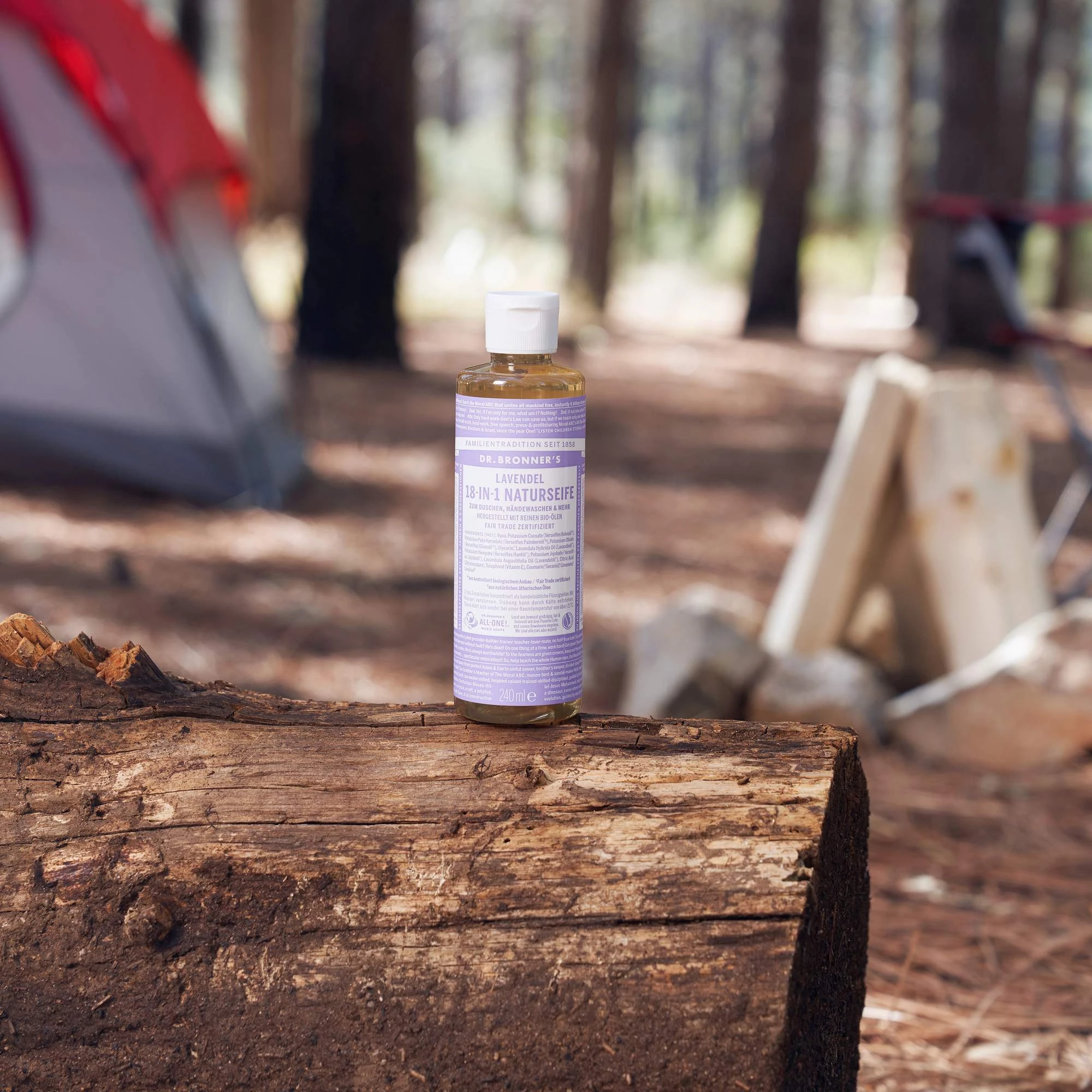 Dr. Bronner's 18-IN-1 NATURSEIFE - Outdoor Seife 2 Dr. Bronner's 18-IN-1 NATURSEIFE - Outdoor Seife – Bild 2