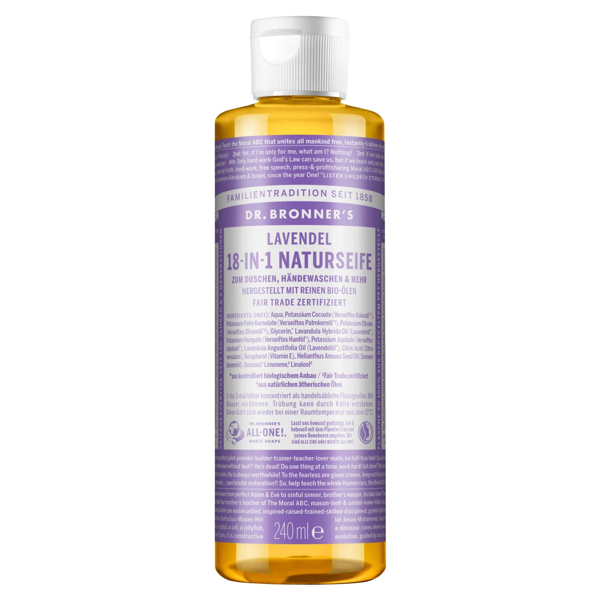Dr. Bronner's 18-IN-1 NATURSEIFE - Outdoor Seife 1 Dr. Bronner's 18-IN-1 NATURSEIFE - Outdoor Seife
