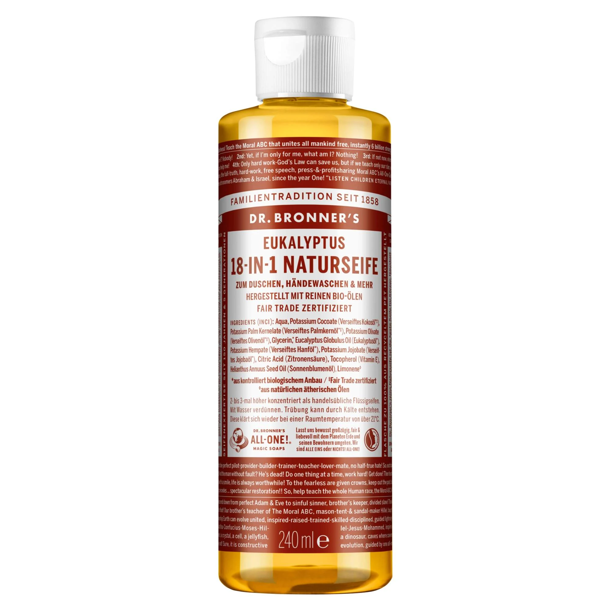 Dr. Bronner's 18-IN-1 NATURSEIFE - Outdoor Seife 1 Dr. Bronner's 18-IN-1 NATURSEIFE - Outdoor Seife