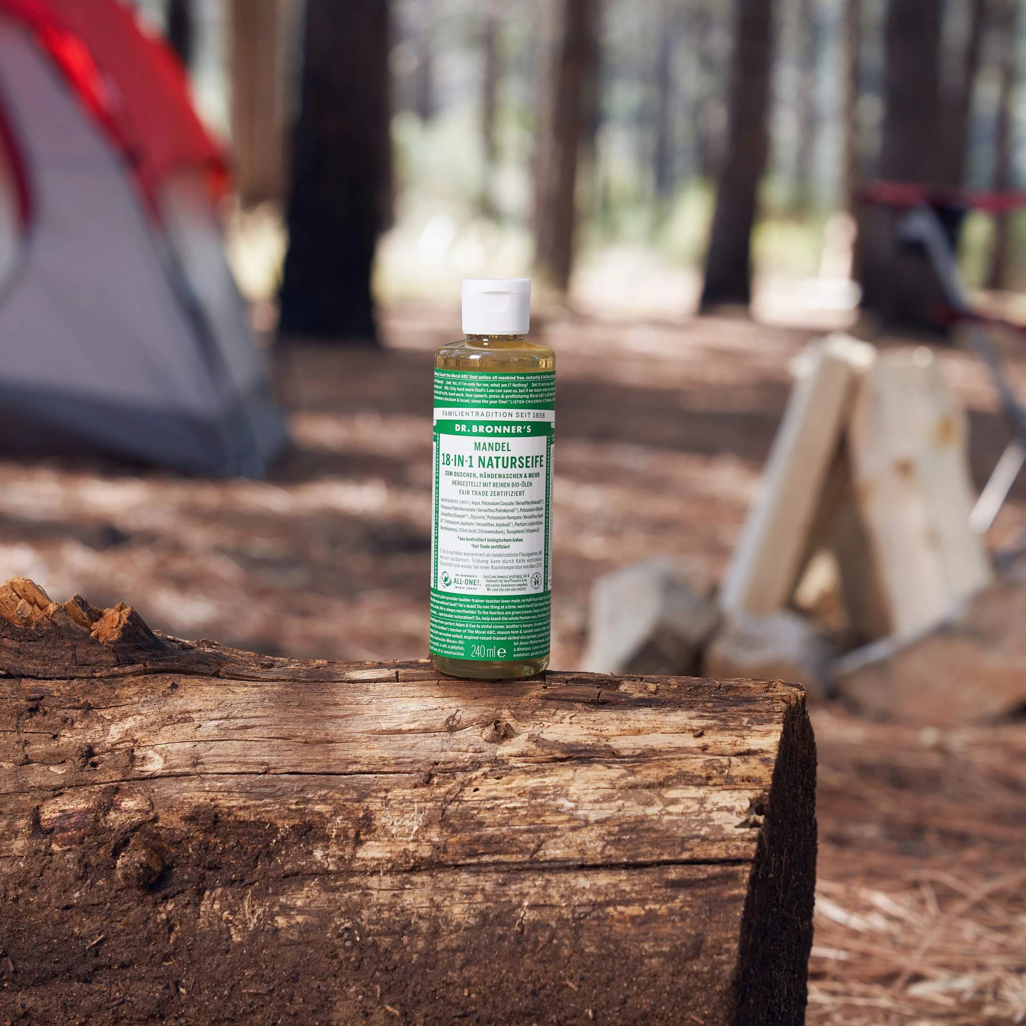 Dr. Bronner's 18-IN-1 NATURSEIFE - Outdoor Seife 2 Dr. Bronner's 18-IN-1 NATURSEIFE - Outdoor Seife – Bild 2