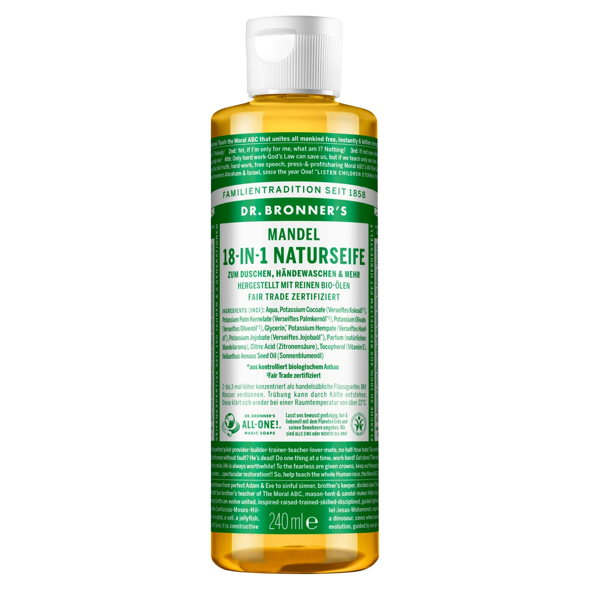 Dr. Bronner's 18-IN-1 NATURSEIFE - Outdoor Seife 1 Dr. Bronner's 18-IN-1 NATURSEIFE - Outdoor Seife