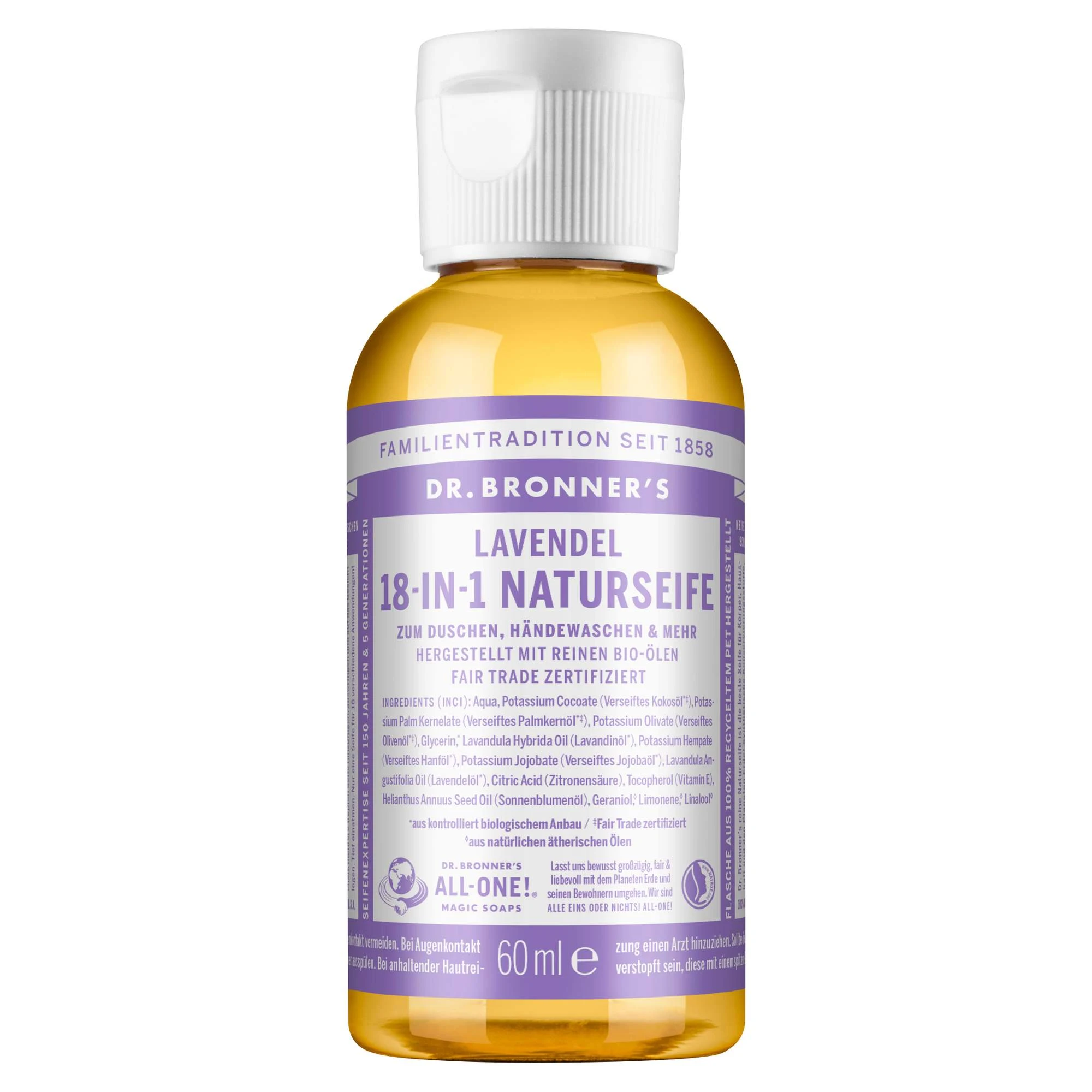 Dr. Bronner's 18-IN-1 NATURSEIFE - Outdoor Seife 1 Dr. Bronner's 18-IN-1 NATURSEIFE - Outdoor Seife