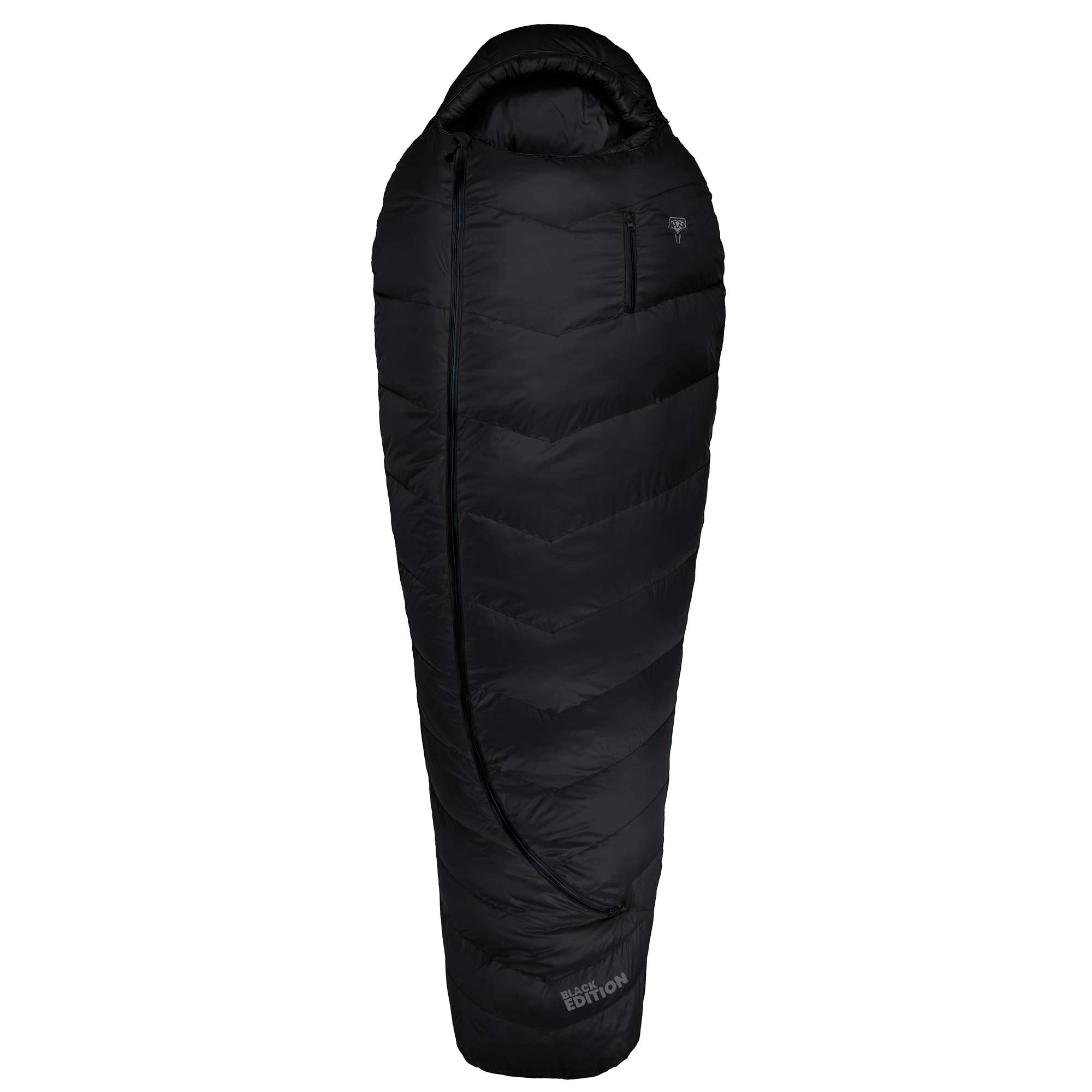 Grüezi Bag BIOPOD DOWNWOOL SUBZERO 185 BLACK EDITION