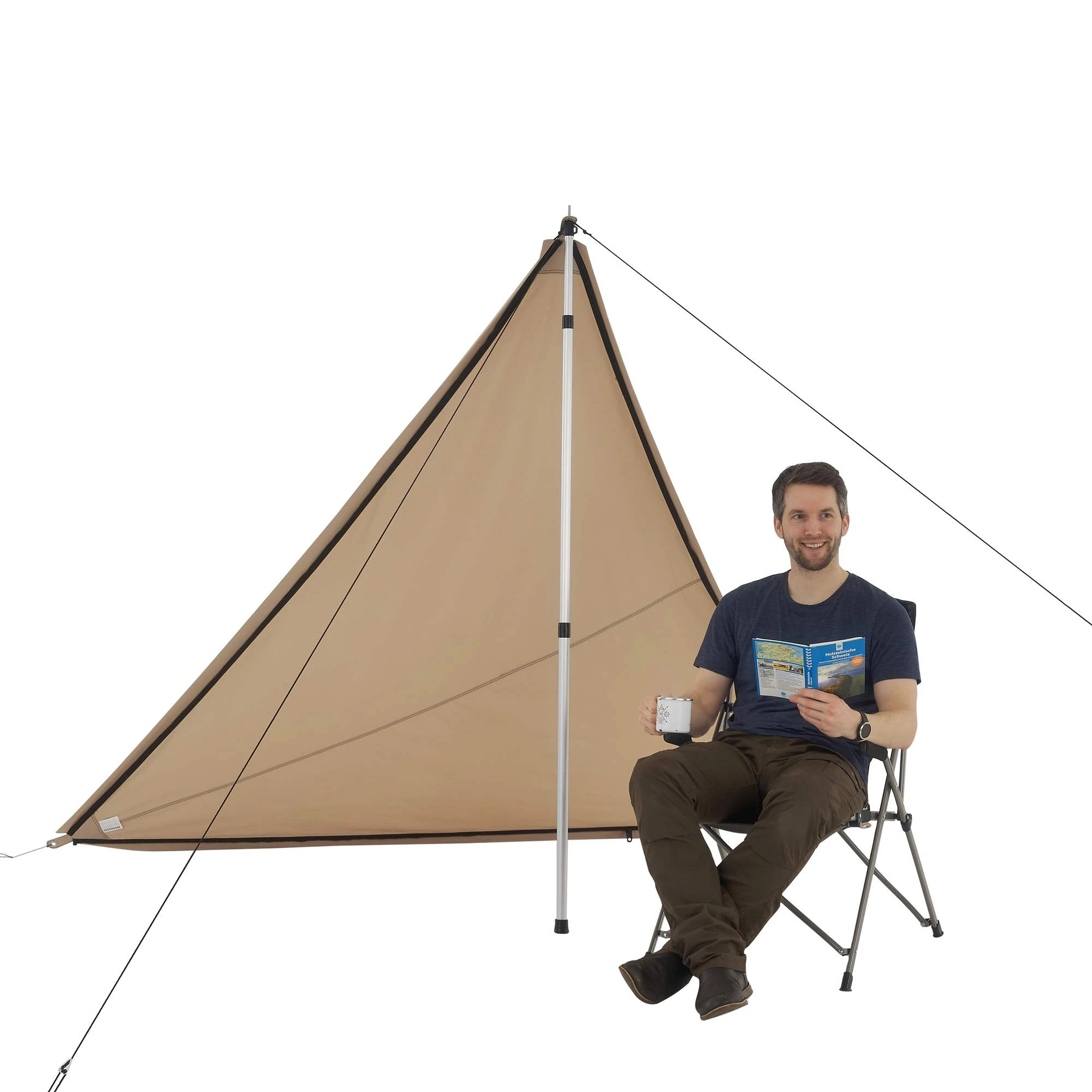 Bent VERBINDBARES SONNENSEGEL TC-ZIP-PROTECT CANVAS SINGLE - Tarp 2 Bent VERBINDBARES SONNENSEGEL TC-ZIP-PROTECT CANVAS SINGLE - Tarp – Bild 2