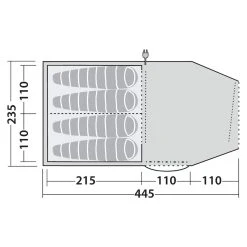 Robens DOUBLE DREAMER 4 - Tunnelzelt -Exped-Shop 5638032235 eomaksk double dreamer 4 robens 24