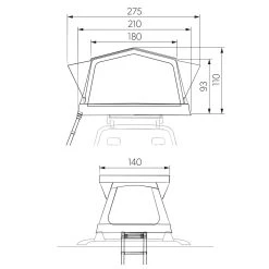 Dometic TRT 140 AIR - Dachzelt 51 Dometic TRT 140 AIR - Dachzelt -Exped-Shop 5638037077 k trt 140 air dometic 24