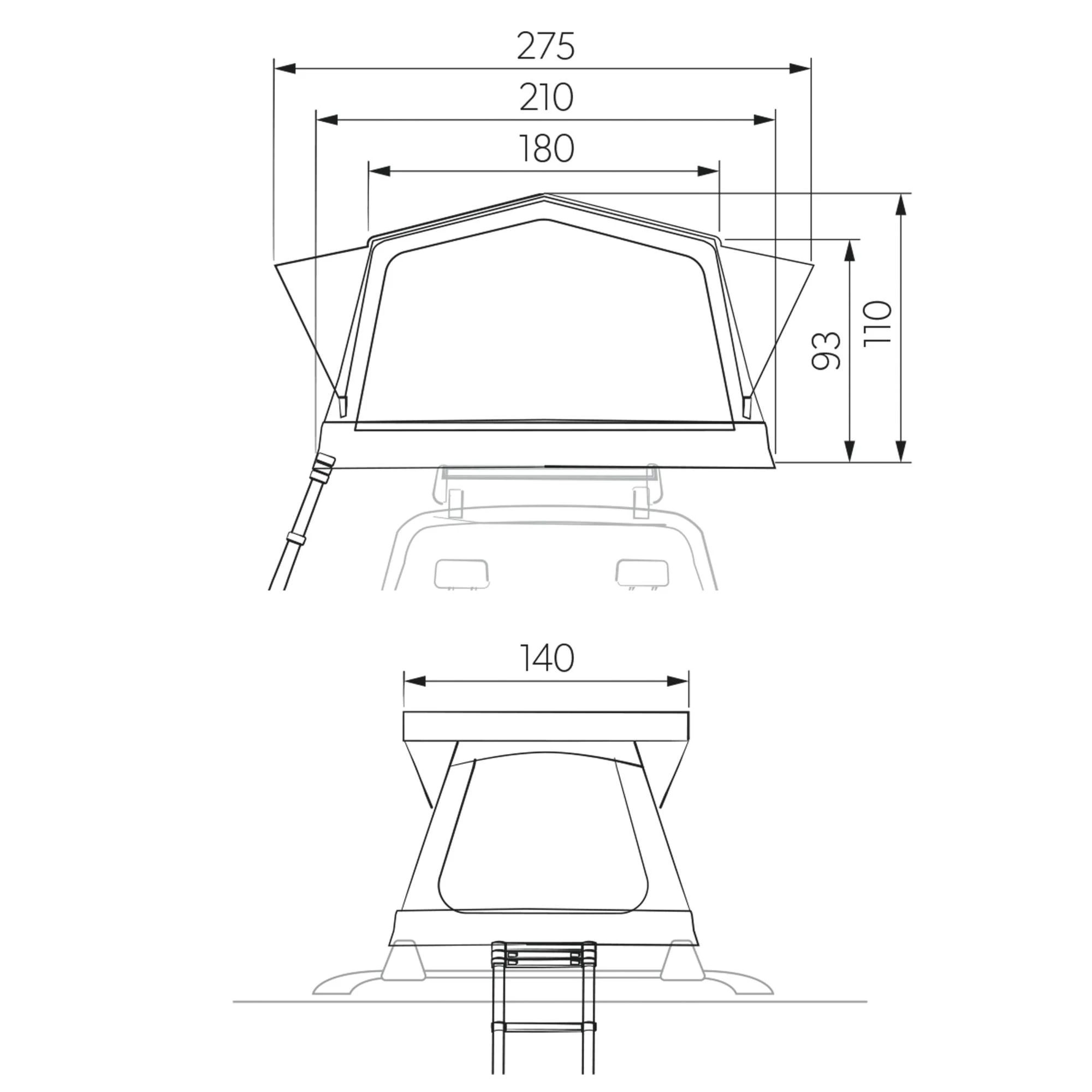 Dometic TRT 140 AIR - Dachzelt 26 Dometic TRT 140 AIR - Dachzelt – Bild 26