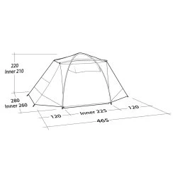 Robens COBRA STONE 5 - Familienzelt -Exped-Shop 5638037124 o cobra stone 5 robens 24